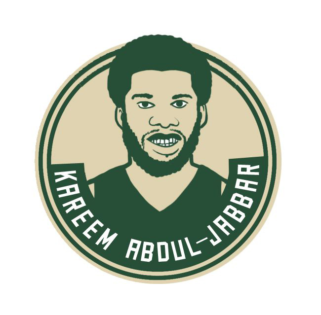 Milwaukee Bucks Kareem Aboul-Jabbar Logo DIY iron on transfer (heat transfer) Milwaukee Bucks Kareem Aboul-Jabbar Logo DIY iron on transfer (heat transfer)